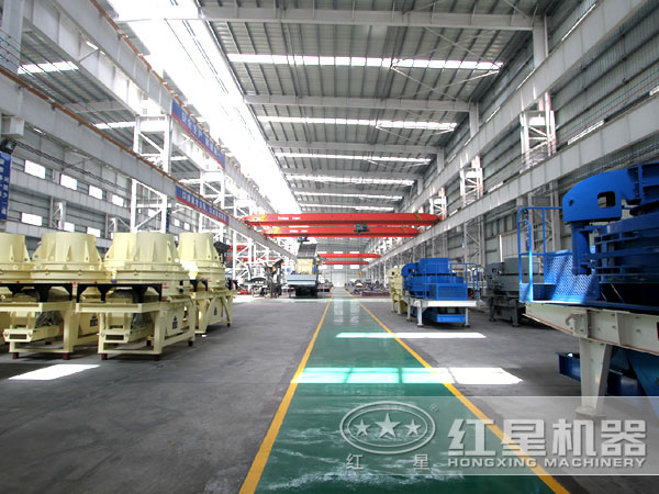 河卵石制砂機(jī)生產(chǎn)車間 河卵石制砂機(jī)生產(chǎn)車間