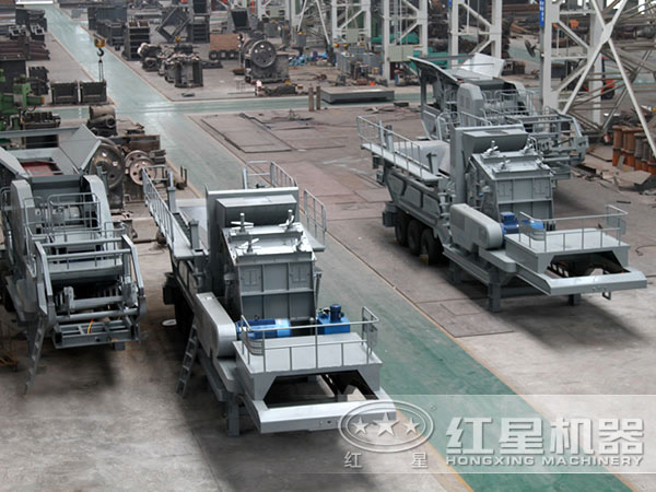 移動式制砂機生產(chǎn)車間 移動式制砂機生產(chǎn)車間