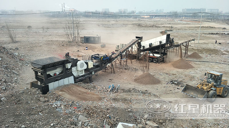 北京大興時(shí)產(chǎn)380噸建筑垃圾制沙機(jī)現(xiàn)場 北京大興時(shí)產(chǎn)380噸建筑垃圾制沙機(jī)現(xiàn)場