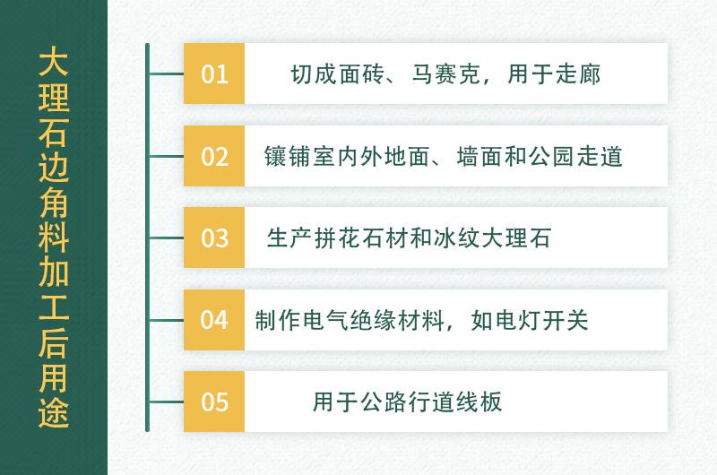 大理石邊角料加工后用途展示 大理石邊角料加工后用途展示