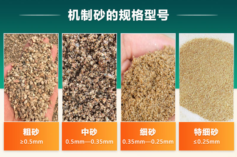 機制砂的規(guī)格型號 機制砂的規(guī)格型號