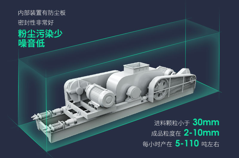 對輥式制沙機(jī)優(yōu)勢 對輥式制沙機(jī)優(yōu)勢
